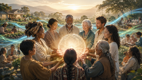 Diverse Human Beings recognizing Intrinsic Value through collective agreement